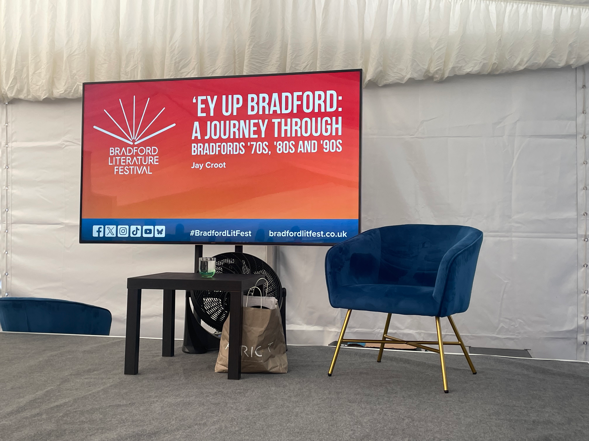 ‘Ey Up Bradford stage at Bradford Literature Festival